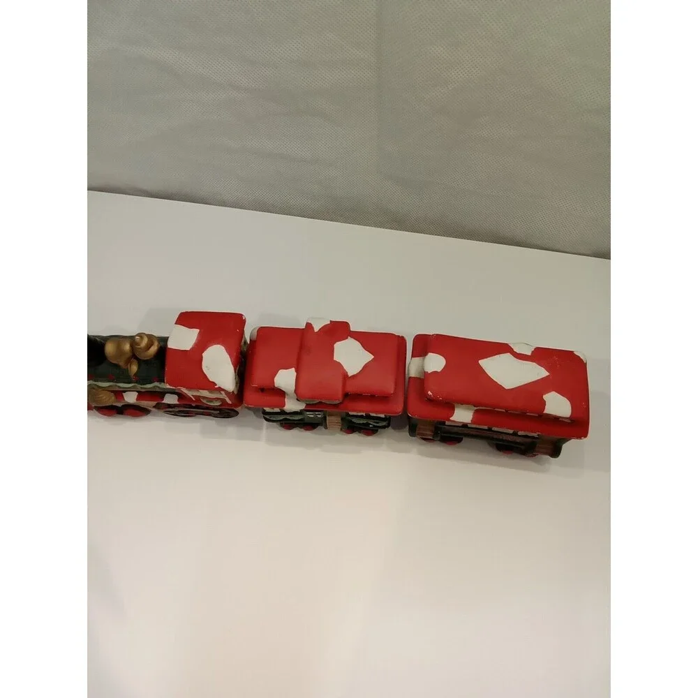 Christmas Holiday Ceramic Train 3 Piece 14